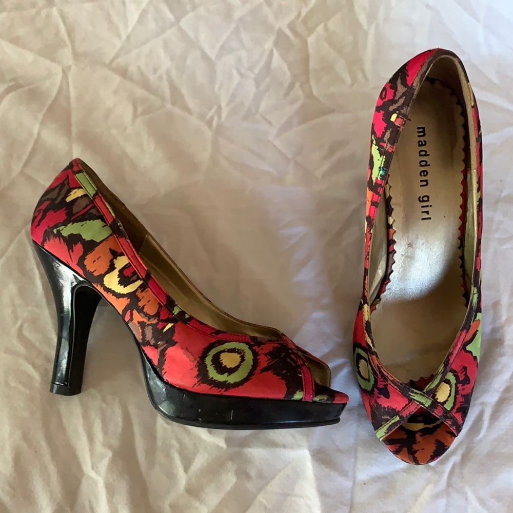 Madden Girl patterned heels